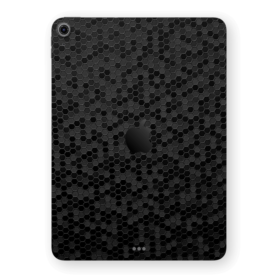 iPad AIR 4/5 (2020/2022) Luxuria Black Honeycomb 3D Textured Skin Wrap Sticker Decal Cover Protector by EasySkinz | EasySkinz.com