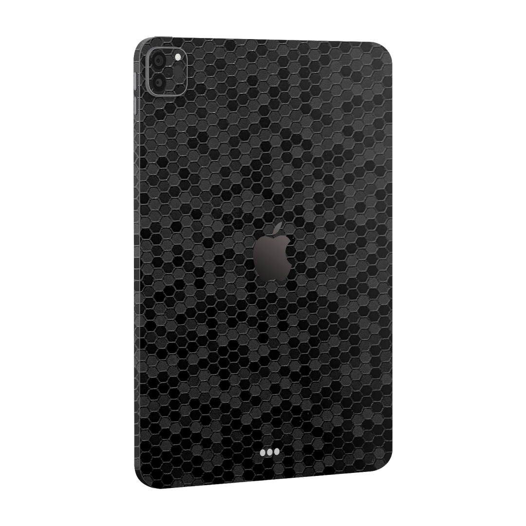 iPad PRO 11" (2021) Luxuria Black Honeycomb 3D Textured Skin Wrap Sticker Decal Cover Protector by EasySkinz | EasySkinz.com