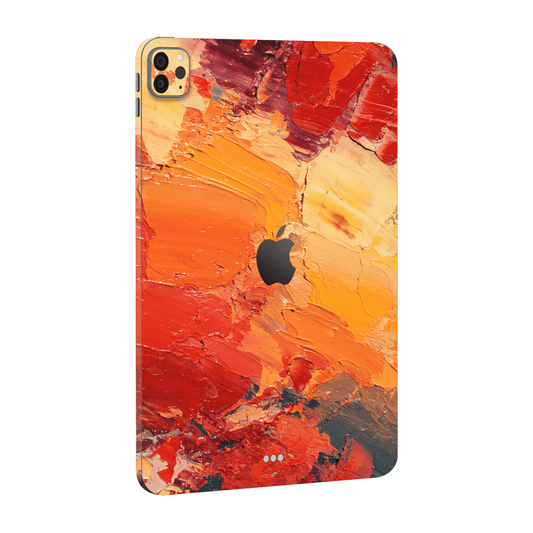 iPad PRO 12.9" (2021) Print Printed Custom SIGNATURE Sunset in Oia Painting Skin Wrap Sticker Decal Cover Protector by EasySkinz | EasySkinz.com