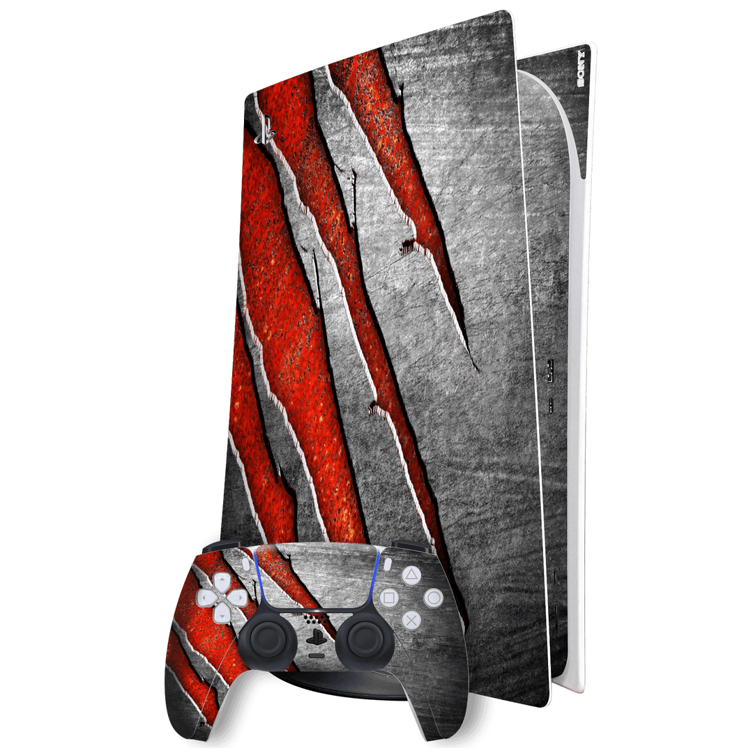Playstation 5 (PS5) DIGITAL EDITION SIGNATURE MONSTER CLAW Skin, Wrap, Decal, Protector, Cover by EasySkinz | EasySkinz.com