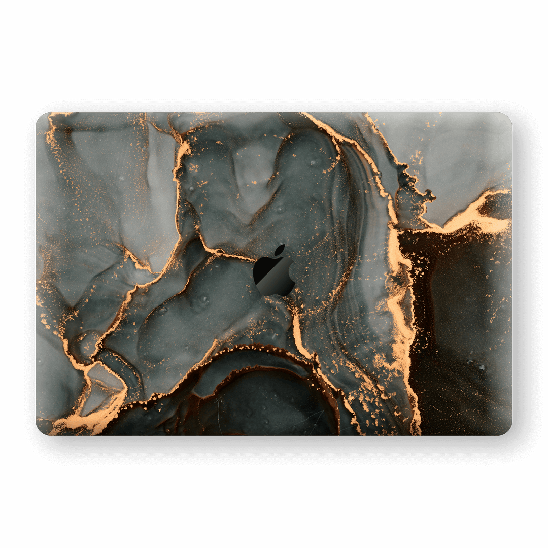 MacBook Pro 13" (No Touch Bar) Print Printed Custom Signature AGATE GEODE Deep Forest Skin Wrap Cover Decal by EasySkinz