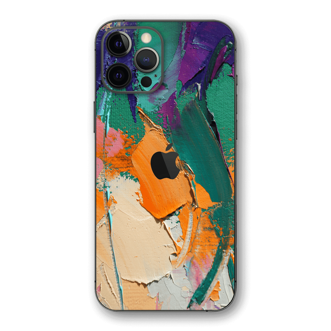 iPhone 12 Pro MAX Print Printed Custom SIGNATURE Oil Painting Fragment Skin Wrap Sticker Decal Cover Protector by EasySkinz | EasySkinz.com