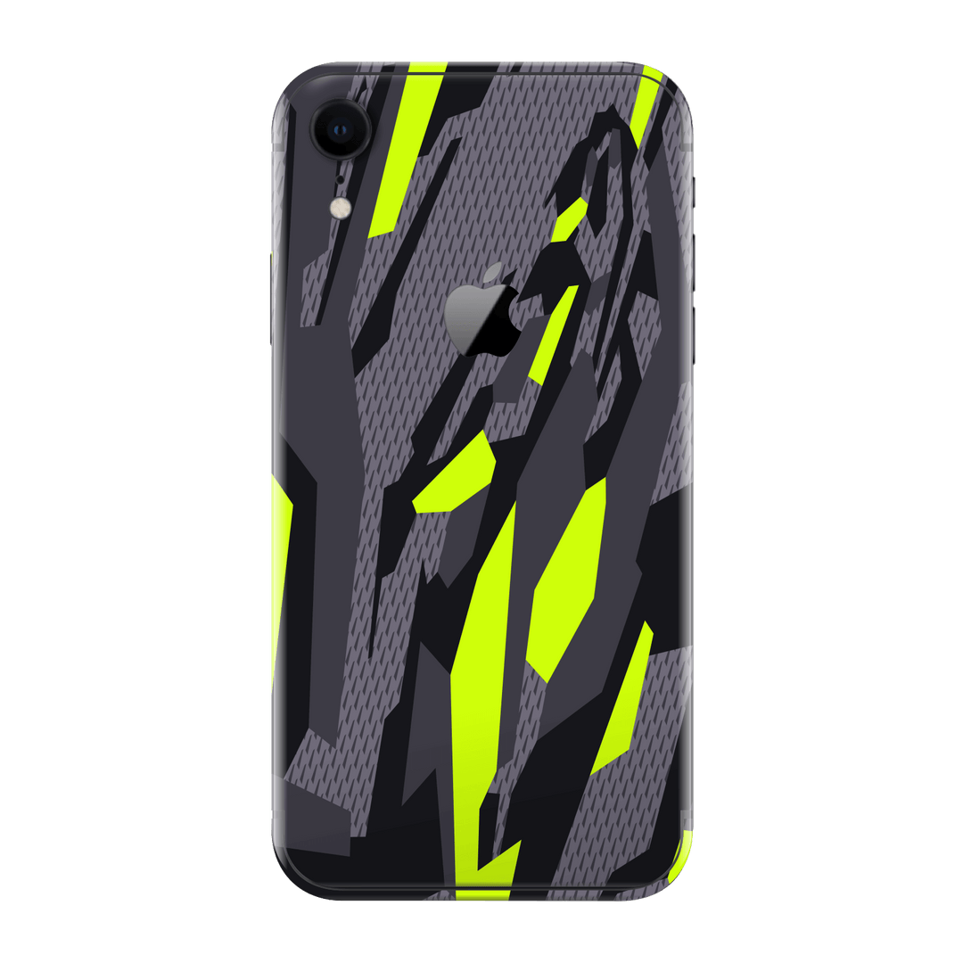 iPhone XR Print Printed Custom SIGNATURE Abstract Green Camouflage Skin Wrap Sticker Decal Cover Protector by EasySkinz | EasySkinz.com