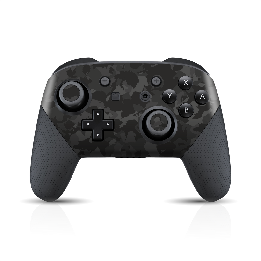 Nintendo Switch Pro Controller Print Printed Custom SIGNATURE Camouflage DARK SLATE Skin Wrap Sticker Decal Cover Protector by EasySkinz