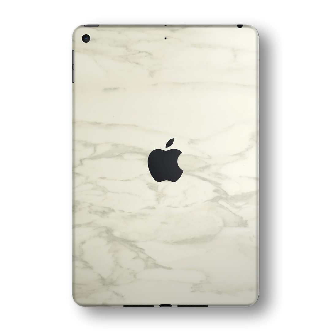 iPad MINI 5 (5th Generation 2019) Luxuria White MARBLE Skin Wrap Sticker Decal Cover Protector by EasySkinz