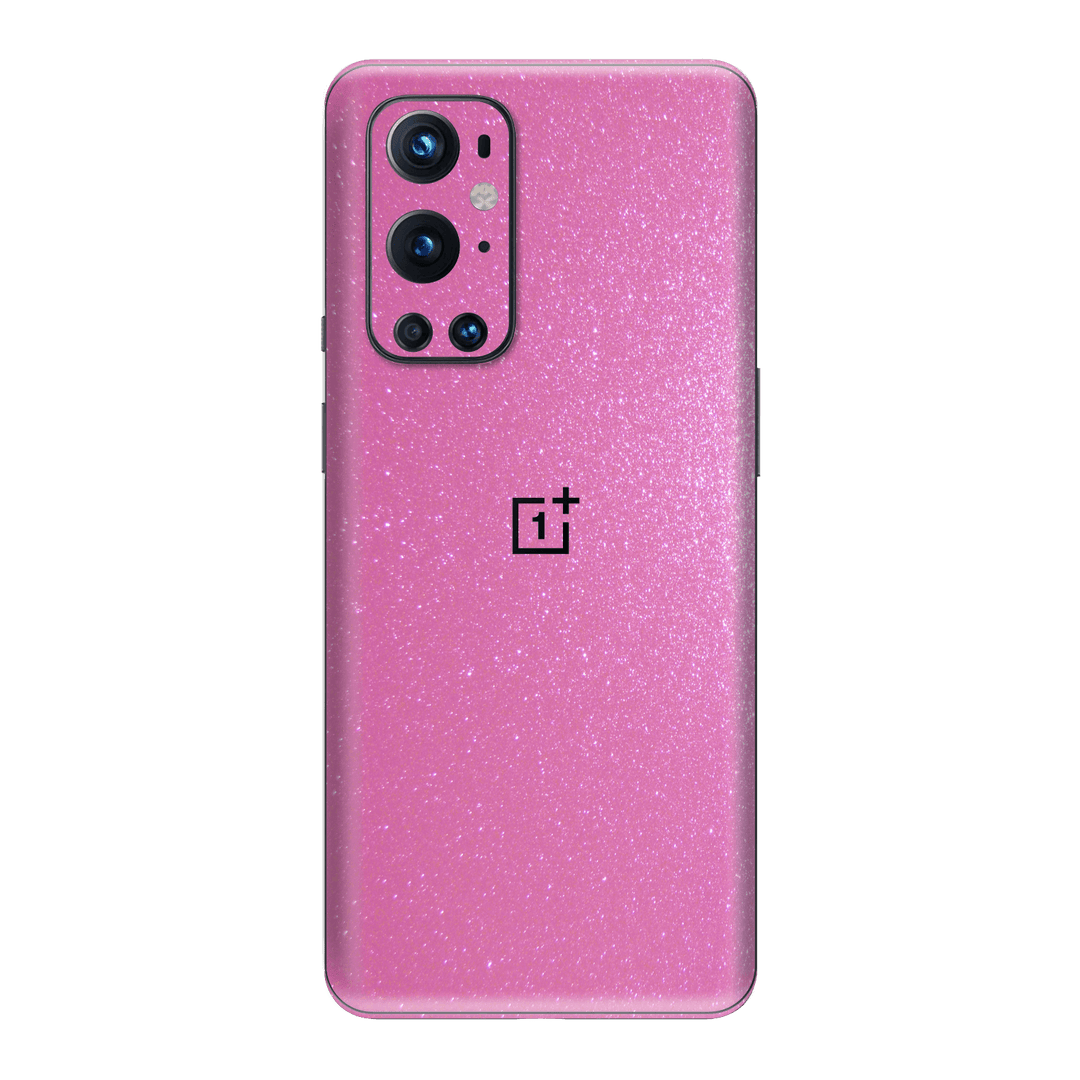 OnePlus 9 Pro Diamond Pink Shimmering Sparkling Glitter Skin Wrap Sticker Decal Cover Protector by EasySkinz
