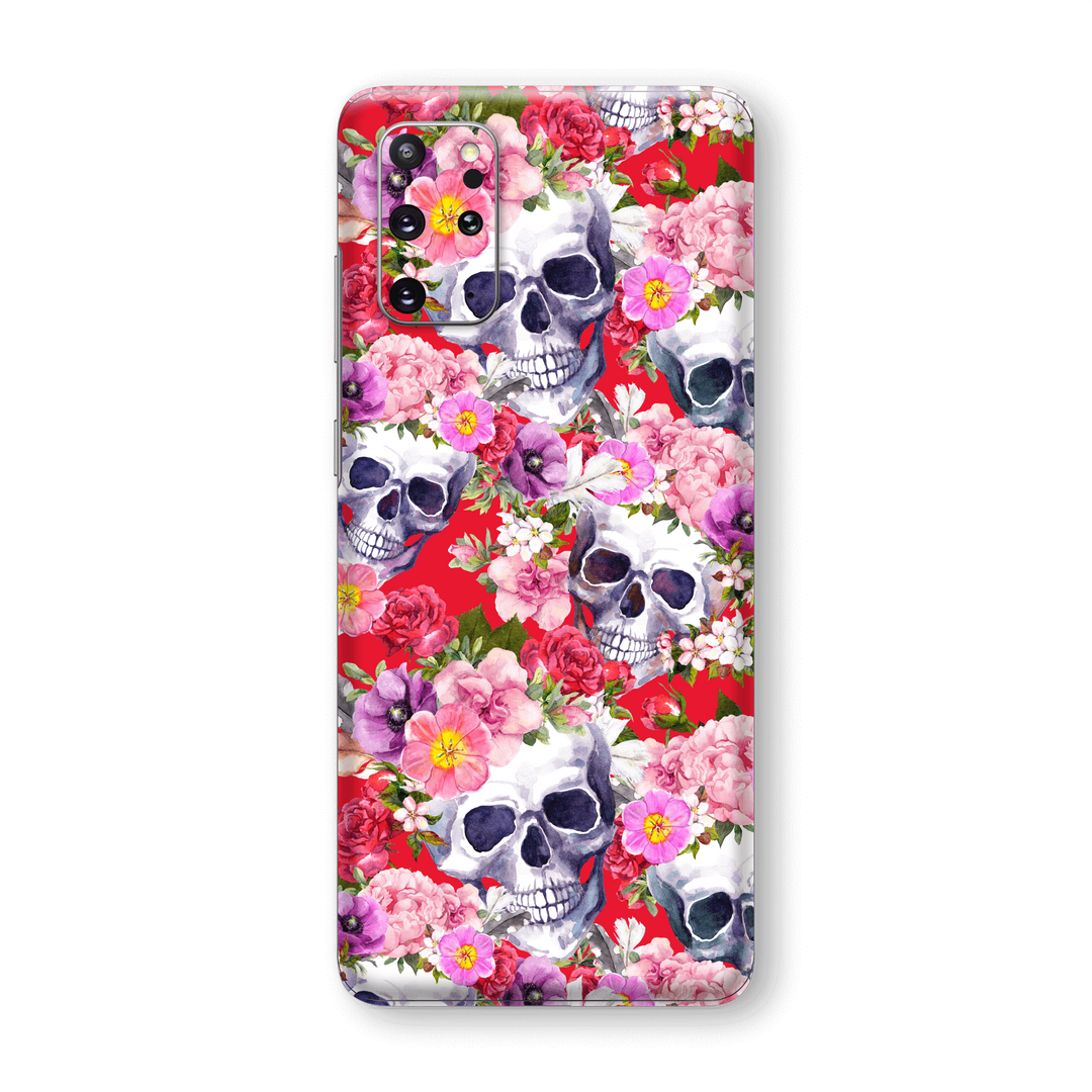 Samsung Galaxy S20+ PLUS Print Printed Custom SIGNATURE Skull BOUQUET Skin Wrap Sticker Decal Cover Protector by EasySkinz