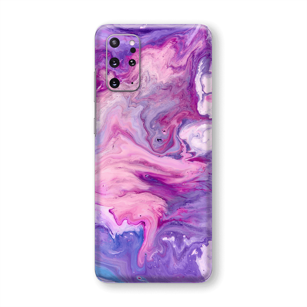 Samsung Galaxy S20+ PLUS Print Printed Custom SIGNATURE Abstract PURPLE Paint Skin Wrap Sticker Decal Cover Protector by EasySkinz