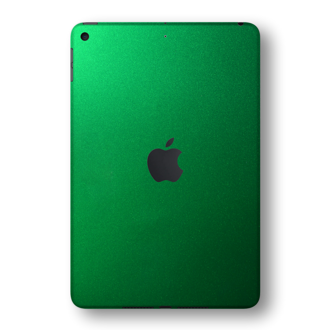 iPad MINI 5 (5th Generation 2019) Glossy 3M VIPER GREEN Metallic Skin Wrap Sticker Decal Cover Protector by EasySkinz