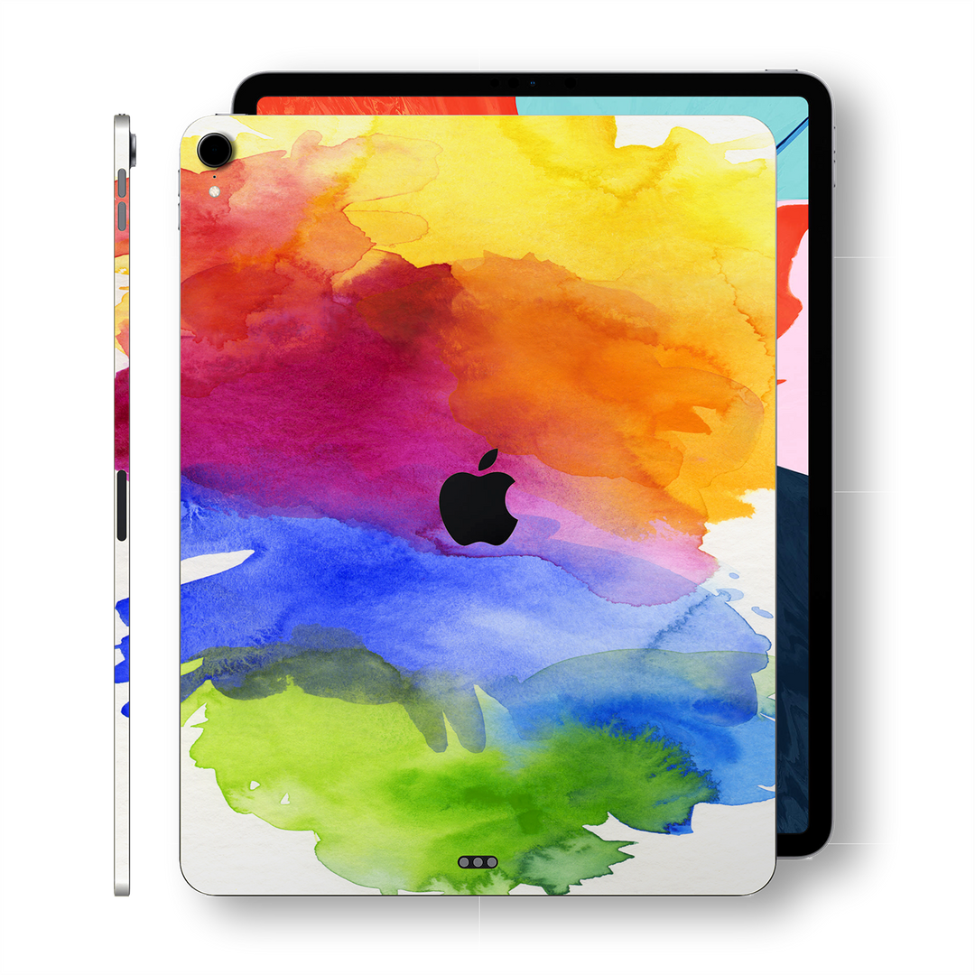 iPad PRO 12.9" inch 3rd Generation 2018 Signature Aquarelle Printed Skin Wrap Decal Protector | EasySkinz